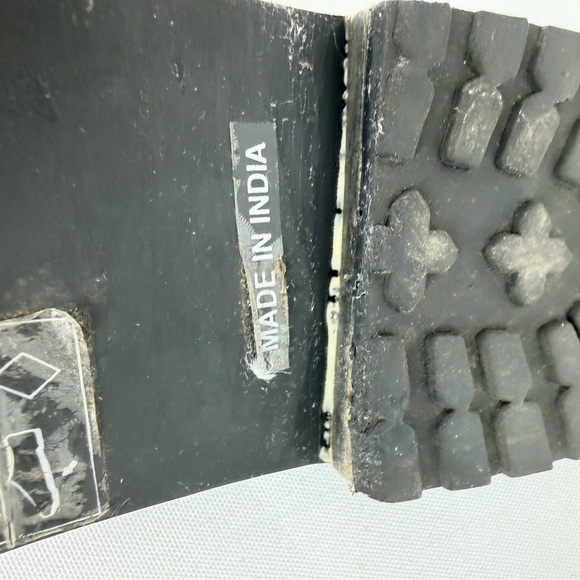 Free People Women’s Size 38 Balkan Black Leather & Material Sandals - Picture 10 of 17